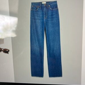 Madewell baggy straight jeans in dark indigo wash size 31